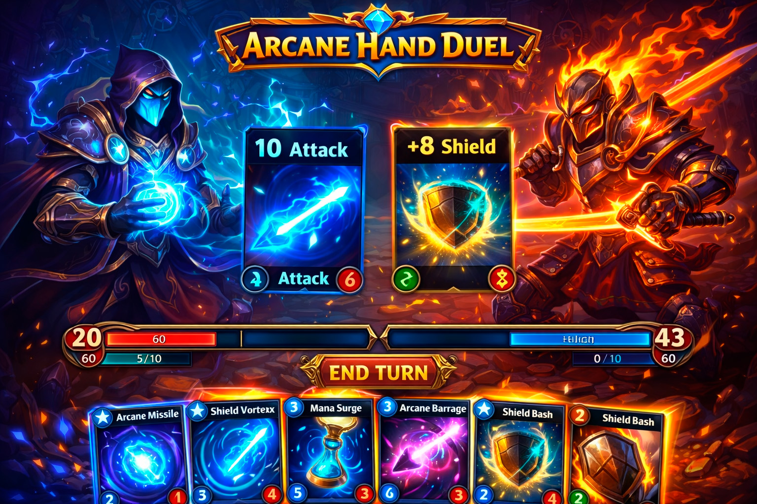 Arcane Hand Duel artwork preview